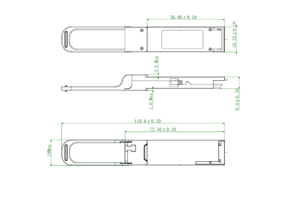 100G-QSFP28-BIDI、100G QSFP28-BIDI transceivers、100GBase-LR QSFP28、100G-QSFP28-BIDI 80KM